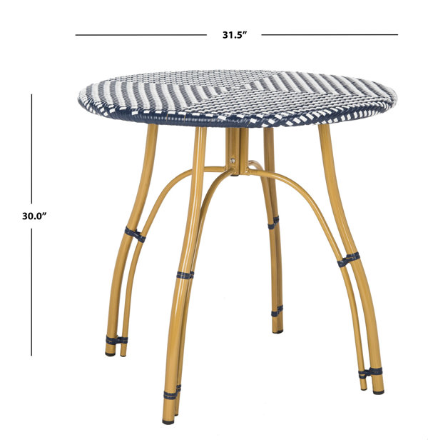 Breakwater Bay Laraine Wicker/Rattan Bistro Table & Reviews Wayfair